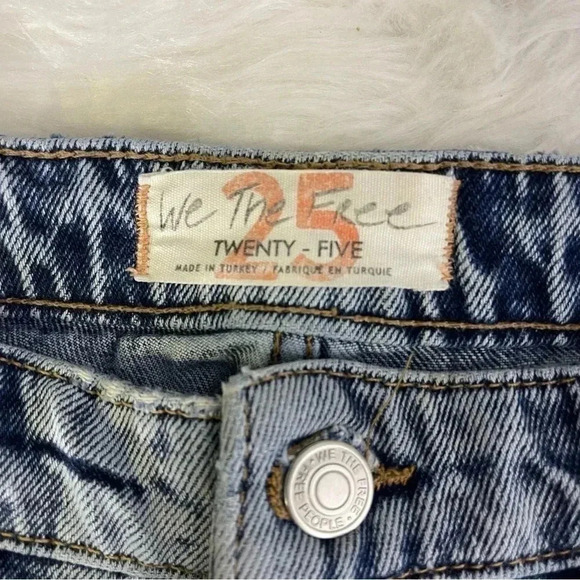 Free People Dakota Straight Leg Jean 0 Indigo Blue Size 25 Revolve We The Free - Picture 4 of 9